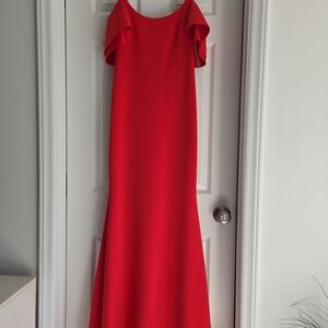 Betsy & Adam Scarlet Maxi Dress
